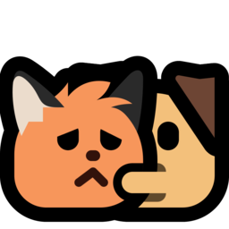 neodog_hug_fox_sad